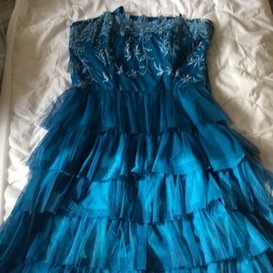 blue party dress worn once